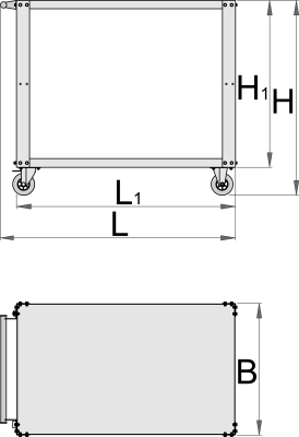 Carucior de serviciu pentru atelier UNIOR 627351 s